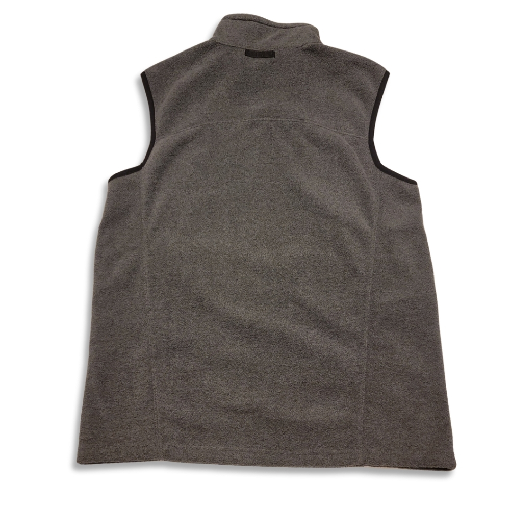 Eddie Bauer Gray Fleece Vest - Picture 2 of 5